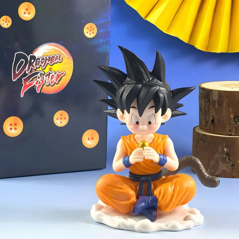Kid Goku Sitting Figure – Dragon Ball Collectible PVC Anime Statue