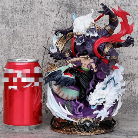 Anime One Piece Luffy, Zoro & Empress Nami Interchangeable Double-Headed 21cm Action Figure