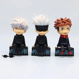 Jujutsu Kaisen Collectible Figurines | Sitting Anime Characters (Set of 3)