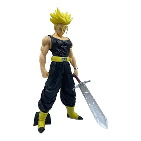 DBZ Super Saiyan Trunks Action Figure with Sword – 21cm Collectible Model, Highly Detailed, Fully Poseable, Perfect for Display or as a Gift for DBZ Fans and friends