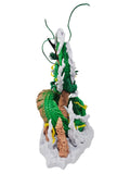 Dragon Ball Shenron Collectible Figure, Green Dragon with Cloud Base, Anime Action Statue 23CM