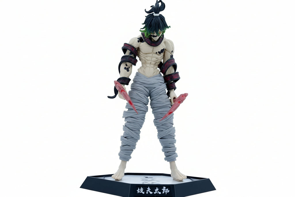 Anime Demon Slayer Kisatsutai Series Gyutaro 30CM Upper Moon Six PVC Action Figure Model Collectible Figure