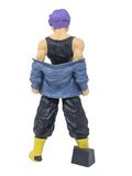 Dragon Ball Z Action Figure, Purple Hair Character in Black Training Outfit with Yellow Belt, Collectible Anime Figurine 19CM