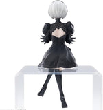 Blindfolded Android Anime Girl Action Figure with Black Dress – PVC Collectible Statue for Desk & Shelf Décor