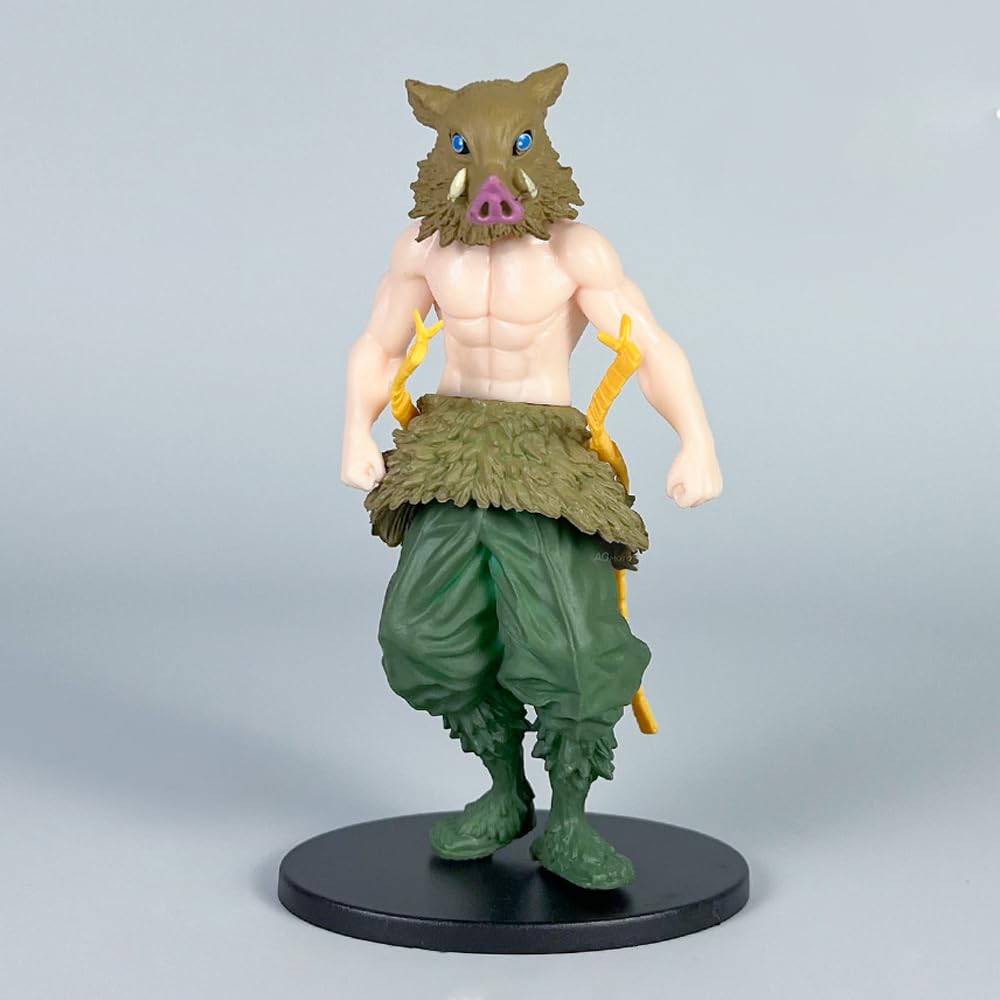 Anime Inosuke Hashibira from the anime series Demon Slayer: Kimetsu no Yaiba.