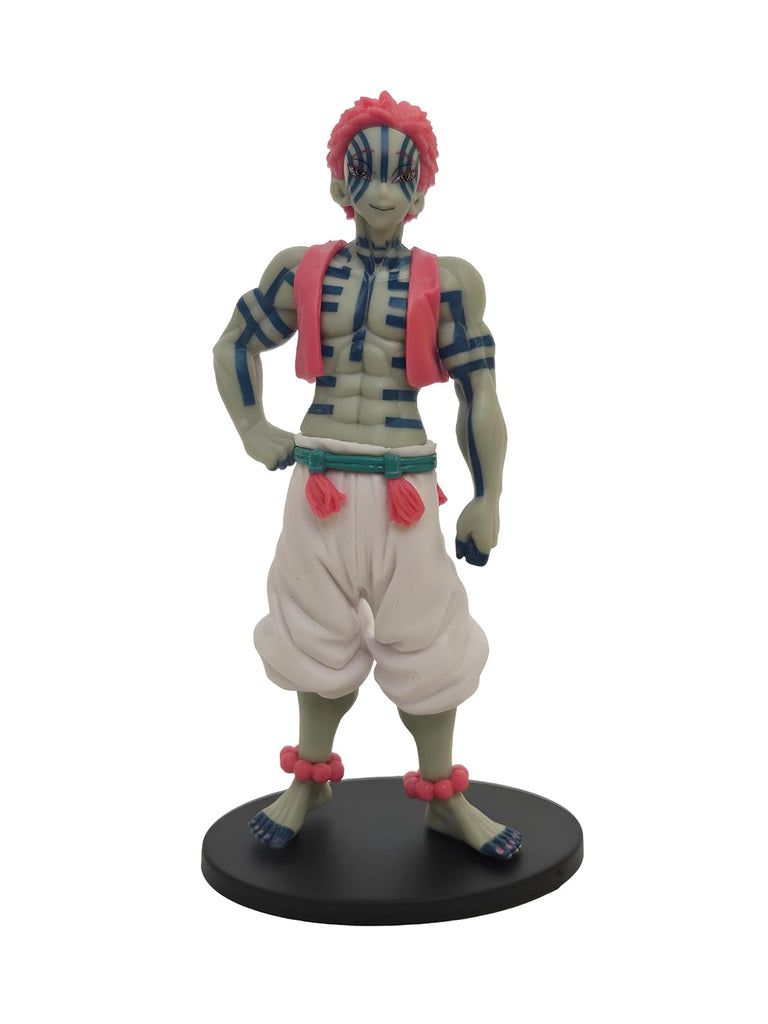 Anime Demon Slayer Akaza Upper Moon Demon Action Figure, 15 Cms, PVC Model, Anime Collectible for Car Dashboard, Decoration, Cake, Office Desk & Study Table