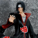 Uchiha Itachi Akatsuki GK Resin Statue with Crows & Amaterasu Base | Naruto Anime Collectible Figure