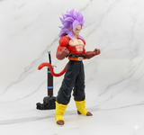 Anime DBZ Warrior Action Figure with Purple Hair & Sword – PVC Collectible Statue for Desk, Shelf & Display
