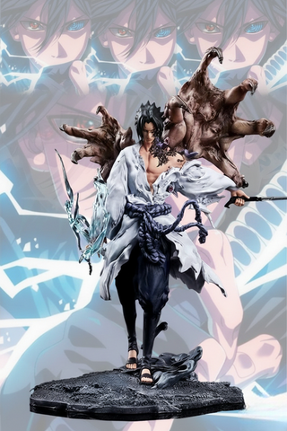 Premium Anime Sasuke Uchiha giant Action Figure Collectible For anime fans-33 cm