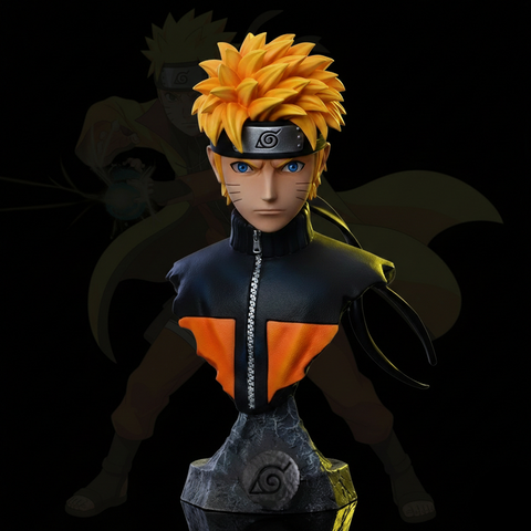 Naruto Uzumaki Bust Figure - Naruto Shippuden Collectible Statue