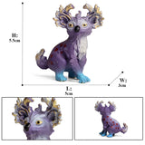 Oenux Original Genuine Fairy Tale Fly Wing Horse Elves Elf Mythical Rainbow Pegasus Action Figures Animal Model Kids Toy Gift