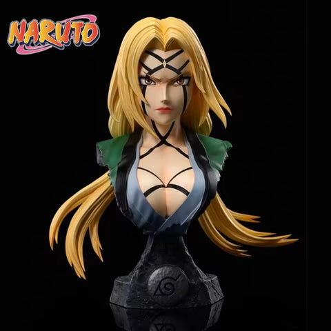 New Extended Anime Tsunade Senju  Bust Statue | Naruto Anime Collectible Figure