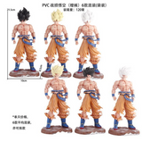 Random Anime Warrior Son Goku Action Figure (21.5 cm) – Battle-Damaged PVC Collectible Model Toy
