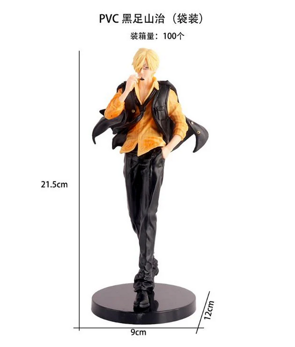 One Piece Sanji B Action Figure Limited Edition for Car Dashboard, Decoration, Cake, Office Desk & Study Table