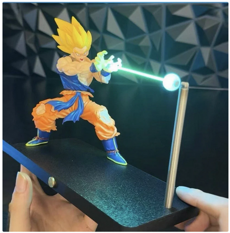 Super Saiyan Goku Kamehameha Action Figure – Dragon Ball Z Anime Battle Pose Collectible Statue