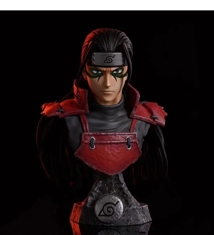 New Extended Anime Hashirama Senju Bust Statue | Naruto First Hokage Anime Collectible Figure