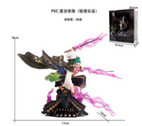 OnePiece Figures,OnePiece Roronnoa Zoro Anime Heroes Action Figure PVC Collectible Model Ornaments Animations Character Statue for Fans Collectible,Children Gift for Car Bedroom Bedside Table
