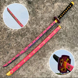 Demon Slayer Kokushibou Katana/Sword Toy 104cm Life Size - Bamboo Wood Upper Demon Anime Upper Moon One Kokushibou Katana