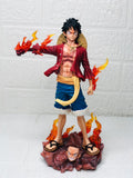 One piece Luffy Flame Edition Action Figure 26cm | One Piece Anime Collectible Toy