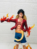 One piece Luffy Flame Edition Action Figure 26cm | One Piece Anime Collectible Toy