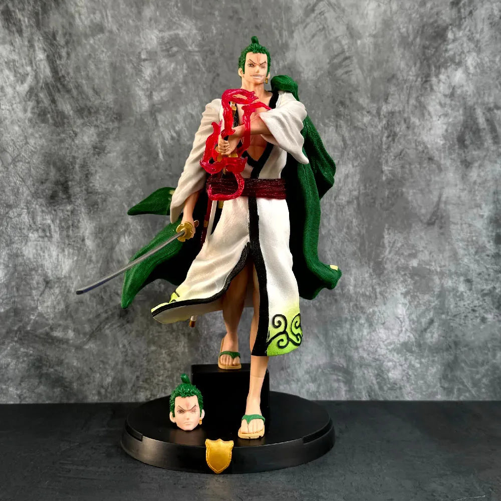 Roronoa Zoro Walking Anime Action Figure 32cm – One Piece Premium PVC Collectible Statue