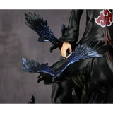 Itachi Uchiha Crow Statue | Naruto Shippuden Akatsuki Anime Collectible Figure | Premium Display Figurine
