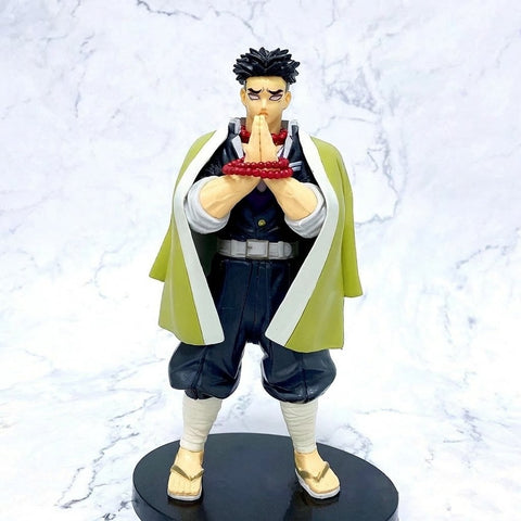 Demon Slayer Gyomei Himejima Kimetsu no Yaiba Figure Gyomei Himejima Anime Figurine Standie Weeb Manga Collectible (18 cm)