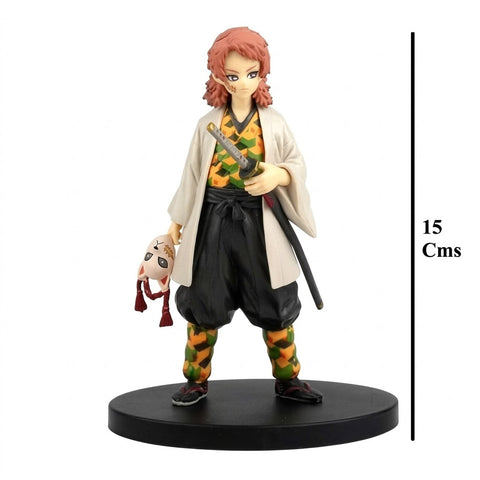 Demon Slayer Kimetsu No Yaiba Sabito 15cm PVC Action Figure Anime Figure Weeb Manga Collectible Toys Gifts Figurines